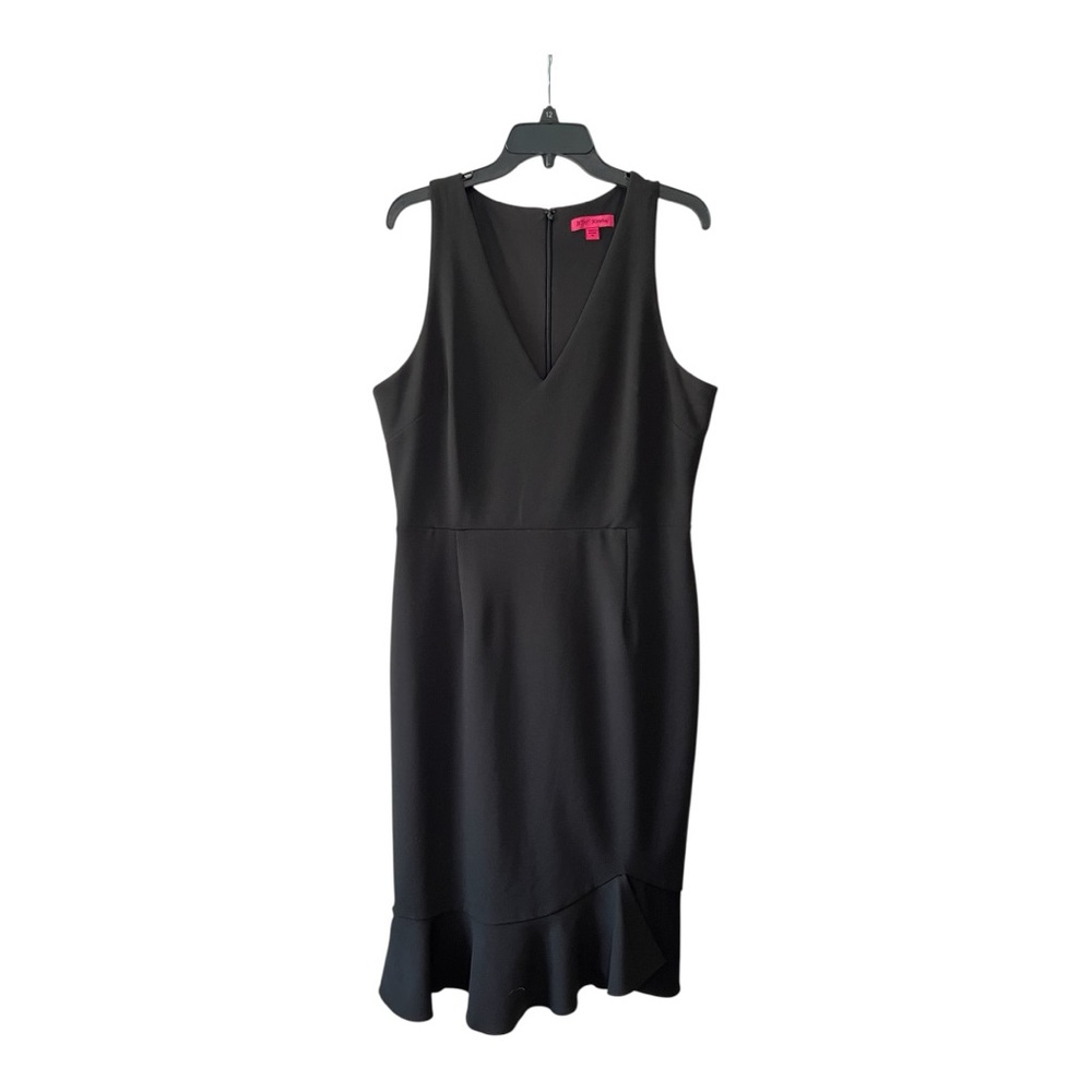 Betsey Johnson Black Sleeveless Dress Size 14